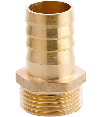 Tubo filettato 1 pezzi 1/2 ottone raccordo idraulico lungo filettato per