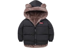 JIAMY Bébé Hiver Polaire Manteau Enfants Garçons Veste Outwear Les Filles Rembourré Vêtements 1-6 Ans