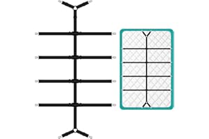 ‎QUELCC Quelcc Bettlakenspanner Verstellbar, Spanner für Bettlaken, Spannbettlaken Spanner, Spannbettlaken Halter, Betttuchspanner für Bettlaken mit Metallclip für Bettlaken, Matratze, Oder Sofa (Schwarz)