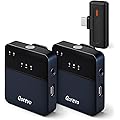 Micro Cravate sans Fil Haute Qualité Sonore – Micro-Cravate pour Smartphone USB-C, Microphone avec Mode Réduction de Bruit pour Création de Contenu, Portée 30m – Mini Microphone Idéal Vlog/Interview