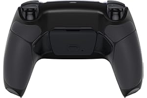 eXtremeRate Programable Rise Remap Kit 2.0 para ps5 Mando BDM-030/040/050 Actualización Board & Carcasa con Goma Grip & Botones Traseros Accesorios para ps5 Control-NO Incluye Mando(Negro)