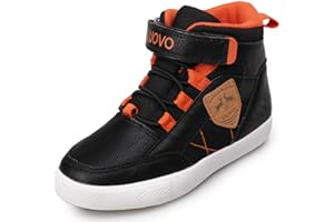 UOVO Chaussures D'hiver pour Garçons Baskets pour Enfants Bottes de Neige Résistantes à l'eau Chaussures D'extérieur Doublées Chaudes Taille 28-39