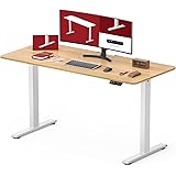 SANODESK QS1+110 * 60cm Scrivania Regolabile in Altezza Standing Desk Scrivania Elettrica Scrivania Motorizzata Telaio in Acc