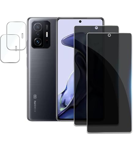 Didisky 4 Pellicole In Vetro Temperato Per Xiaomi 11T 5G – Durezza 9H, Anti Graffio, Tocco Morbido – Trasparenti