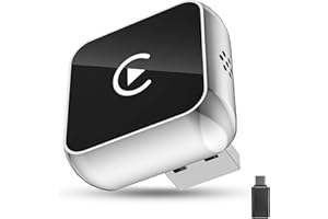 BSTOEM Adattatore Wireless Android Auto CarPlay 2-in-1 USB Type-C per Apple, Chiavetta Dongle Compatibile con IPhone IOS 10+ e Android 11+, Plug & Play per Auto