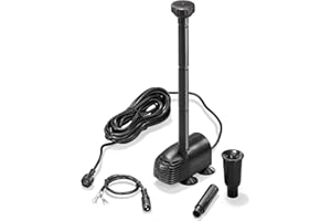 esotec WaterSplash 5/470 Pompe solaire simple avec kit d'arrosage, 12 V/DC, pompe de fontaine, pompe de rechange, pompe de rechange, pompe d'extension, IP68 101050