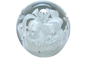PFRONTEN Rêve Boule 7cm, boule de verre, Presse-papier, Désir-Boule, décoration en verre
