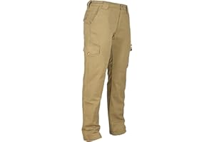GREAT BIKERS GEAR - Pantalon de moto avec doublure de protection en aramide et genouillère pour homme