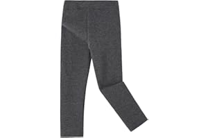 Ugitopi Ragazze Inverno Spesso Caldo Pantaloni Lunghi Foderato in Pile Leggings
