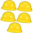 TOYANDONA 5pcs Engineering Safety Helmet Toys Like Party Hats Birthday Kids Construction Toy Toddlers Funny Hats Kids Construction Hat Construction Baby Preschool Yellow Plastic