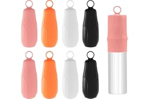 Wondsea 8Pcs Manchons éLastiques pour Voyage Anti-Fuites,Étanches Bouteille de Voyage Silicone,Protecteurs Bouteilles en Silicone Réutilisables pour Le Voyage