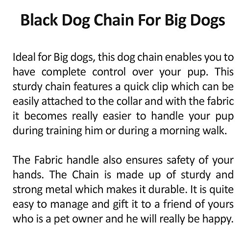 Metal-Dog-Chain-With-Black-Fabric-Handle-Enables-You-To-Complete-Control-on-Your-Pet
