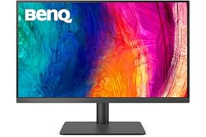 BenQ PD2705U Grafiker Monitor (AQCOLOR Technologie, 27 Zoll, 4K UHD, IPS, P3-Farbraum, USB-C-Laden, DP / HDMI, KVM, Hardware 