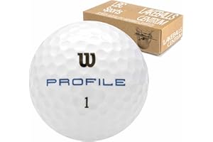 LBC-SPORTS Wilson Profile Distance Golfball, 36 Stück, Premium Selection, AAAAA, Lakeballs - im Netzbeutel
