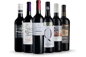 LAITHWAITES WINE Laithwaites Top Selling Malbec Mix, Red Wine Case, 6 Bottles (75cl) - 13% - 14% ABV - Argentinian Malbec - Includes The Waxed Bat, HJ Fabre, Elephant Tree & More