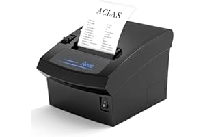 ACLAS Stampante termica 80mm per ricevute con auto-cut ESC/POS per cassetto registratore di cassa (250 mm/sec, USB/LAN/Ethernet Serial Port)
