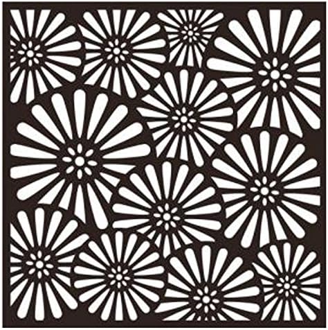 That Special Touch Mask Art Stencil 6" x 6" - Flower Bed