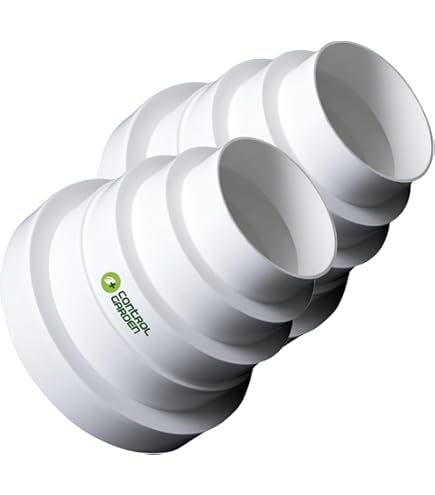 Riduttore Per Tubi Ventilazione PVC - Diametri 80-150mm, Universale Per Condotti E Ventilatori - Foto 3