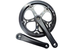 EMIIF Guarnitura per bici, 52 denti, 170 mm, per bici da strada, per bici da strada