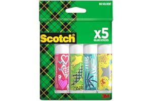 Bâton de colle permanente Scotch, paquet de 5bâtons, 8g