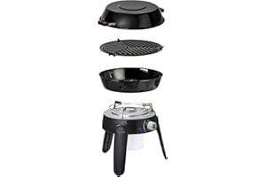 CADAC Safari Chef 30 HP - Lite - Barbecue Acier - Aluminium - Plastique - Gaz - Noir - Grill de camping