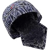 POFET Welder Cap Protective Welding Helmet Flame Retardant Cotton Scarf, 1 Pack (HGFS)