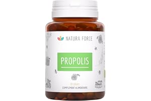 NATURAFORCE NATURA FORCE NATURA-FORCE Propolis Verte Biologique en Gélules Végétales - Originaire Du Brésil - Riche en Antioxydants, Stimule le Système Immunitaire - 144mg de Propolis par Gélule - 90 Gélules