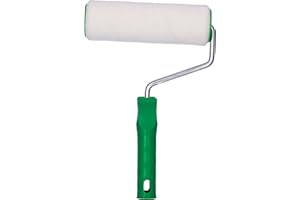 Toolspace Rullo per Dipingere Pavimenti e Mobili in Velluto – Piccoli Rulli per Dipingere – per Vernici, Vernici Epossidiche, Resine Poliestere – Estremamente Resistente – Φ50 – 18 cm