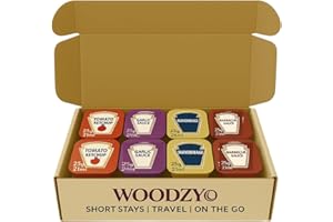 WOODZYCO Condiment Multi-Pack - 20 x Dip Pots (5 Mayo, 5 Ketchup, 5 BBQ, 5 Garlic) | Individually Packaged, Perfect for Airbnb, Short Stays, Travel, and Camping