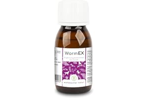 Wolfsbacher WormEX – Vermifuge pour chiens – Traitement naturel contre les vers en gouttes, anti-vers pour l'estomac et les intestins