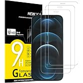 NEW'C 3 Pieces, Screen Protector for iPhone 12 Pro Max (6.7 Inches), Tempered Glass, Anti-Scratch, Anti-Fingerprint, Bubble-F