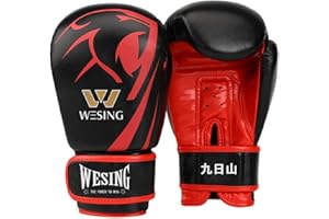 W WESING Wesing Sports Premium 6 OZ Kids Guantoni da Boxe per Guanti da Allenamento per Bambini