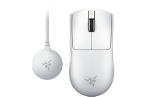 Razer Viper V4 Pro - kabellose symmetrische E-Sport-Gaming-Maus - Ultraleicht 50g - HyperSpeed Gen-2 bis 8 kHz Polling - Focus Pro 50K Sensor - optisches Scrollrad - PC/Mac | Weiß