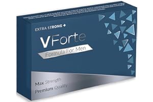 VIAFORTE Vforte Blue High Strength Power Pills for Men UK, Immediate Effect, Strength, Stamina & Prolong Performance Male Enhancing Tablet for Lasting Firmness, Stronger Harder Longer (6 Capsule)