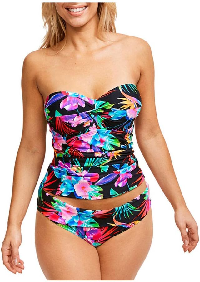 Figleaves Womens Bora Bora Underwired Bandeau Tankini
