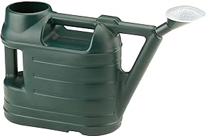 DIVCHI Watering Can Comes Complete With Sprinkler Rose And Is Ideal For Light Watering Around Your Garden-Green (6.5L)