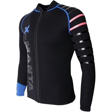 Combinaison De Surf Néoprène 3mm Homme Zip Avant - Manches Longues Protection Soleil Et Froid