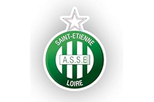 France Blasons Saint Etienne Foot ASSE Football Sticker, Autocollant, Plusieurs Tailles