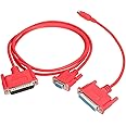 Isali SC-09 PLC Programming Cable USB-SC09 Download Cable SC-09 FX A Serials PLC Cable for Mitsubishi FX0 FX0S FX1S FX0N FX1N FX2N A - (Color: Red Color, Length: 2m)