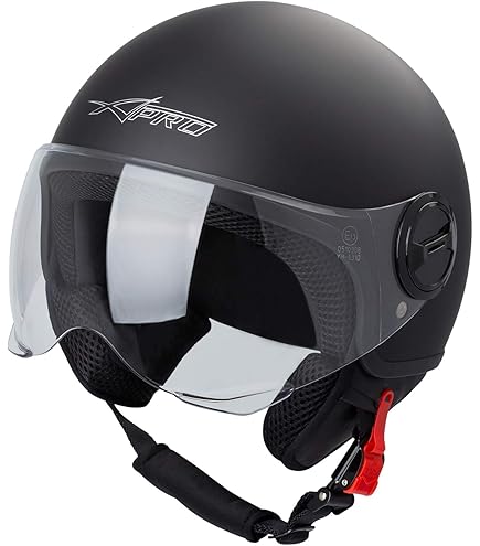 Beon Design Luxe Scooterhelm - Mat Zwart - XL - Jeth