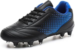 DAZFE Boys Football Boots Kids Football Shoes Cleats Boys Girls Trainers FG/AG Athletics Training Sport Running Shoes