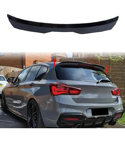 Becquet De Toit De Voiture BMW E87 1 Series 2004-2012 - Aileron Coffre Arrière ABS Noir Brillant