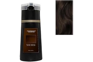 LLDYAN Nova Hair Dye Shampoo, Nova Hair Instant Dye Shampoo,Nova Hair Dye Shampoo, Hair Color Shampoo for Gray Hair, For Women and Men (Dark Brown)