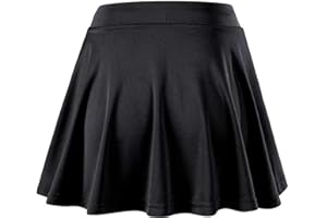 YOOJIA Enfant Fille Jupe Patinage Artistique Jupe Short de Sport Fitness Gymnastique Jupes Danse Ballet Latine avec Short de Sécurité Sportwear