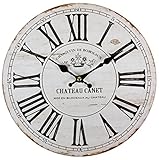 vintage designer bags Zeiger: Metall schwarz lackiert, Quarzuhrwerk, Maße: Ø 30 cm