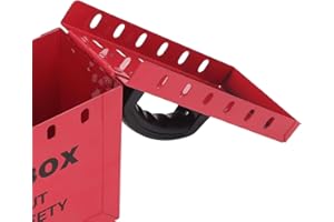 MARHYNCHUS Boîte de Consignation, Boîte d'étiquetage de verrouillage de Groupe de sécurité Portable Cadenas à clé