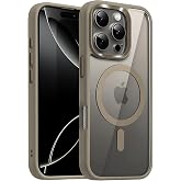 Compatible Case Back Crystal Clear Glass Appearance Edges Impact Compatible with SUPER-CRYSTAL Magsafe for Minesque iPhone 16 Pro Max