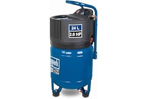 Scheppach HC24V 24L Air Compressor | 1500W Oil-Free 180L/min | Compact for Tyre Inflation, Paint Spray Gun, Nail Staple Gun, Air Ratchet, Tools| 10 Bar