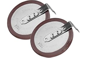 GZXNKEY 2PCS For Panasonic VL2330 Battery For Ford Transit Connect Mk7 Land Rover Discovery 3 Freelander 2 Range Rover Sport Key Fob Battery Replacement VL2330 Rechargeable Battery