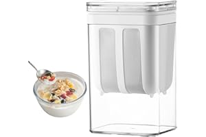 ANGAEKKOT Griechisches Joghurtsieb Waschbar - 1100ml Joghurtbereiter Mit Edelstahl Netzsiebe - Joghurt Molke Separator Frischkäsebereiter Greek Yogurt Strainer Macht Dicken Cremigen Griechischen Joghurt